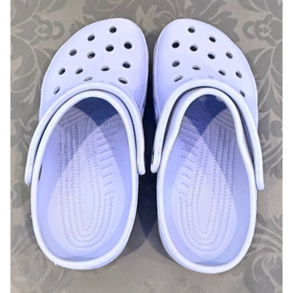 Crocs Classic Clog Lavender Purple W7 M5 Unisex Slip On Comfort Casual Shoes - Picture 5 of 10